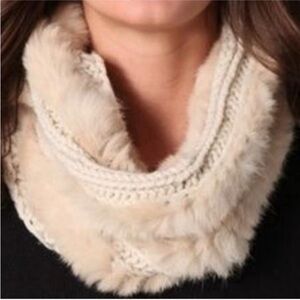 Shopbop - Bop Basics - Rabbit Fur Scarf - Tan - V Good-Excellent Shape